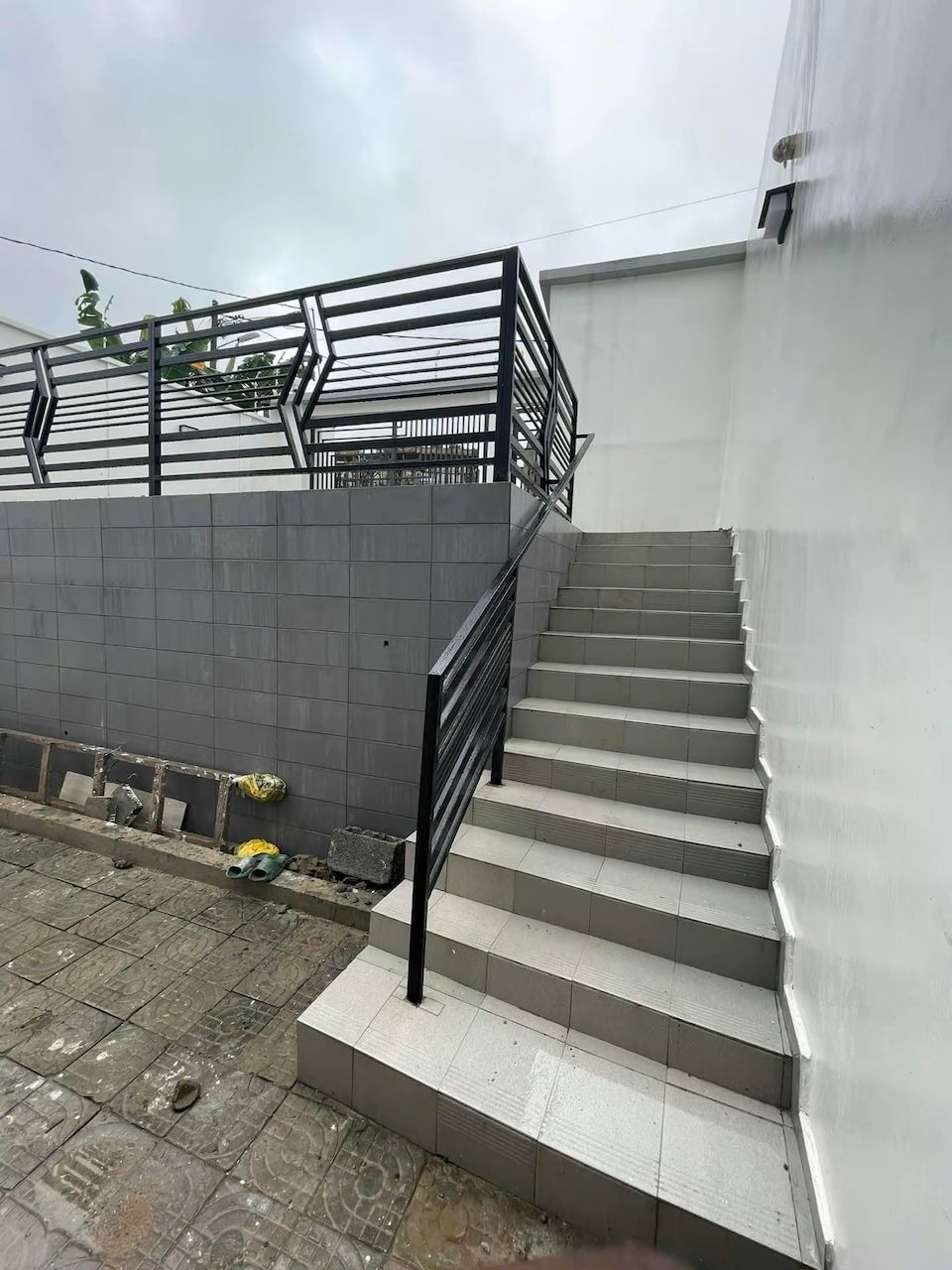 Escalier métallique